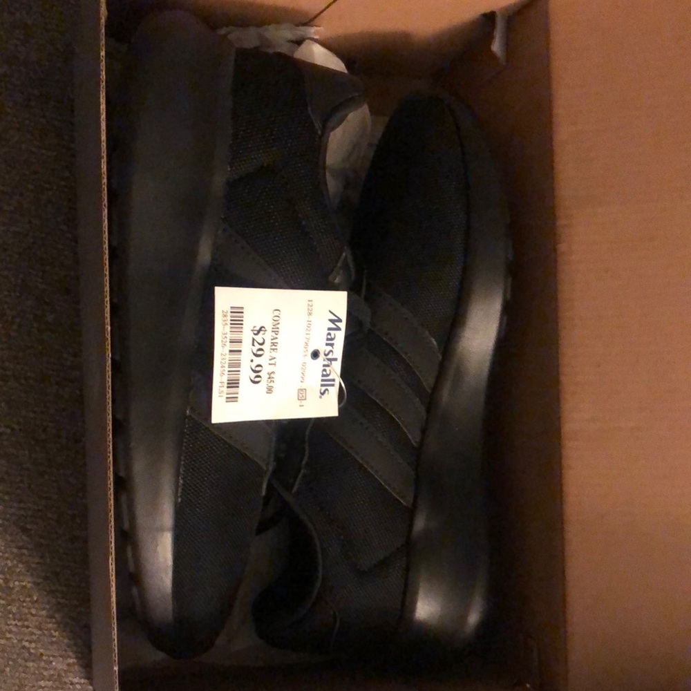 All black adidas